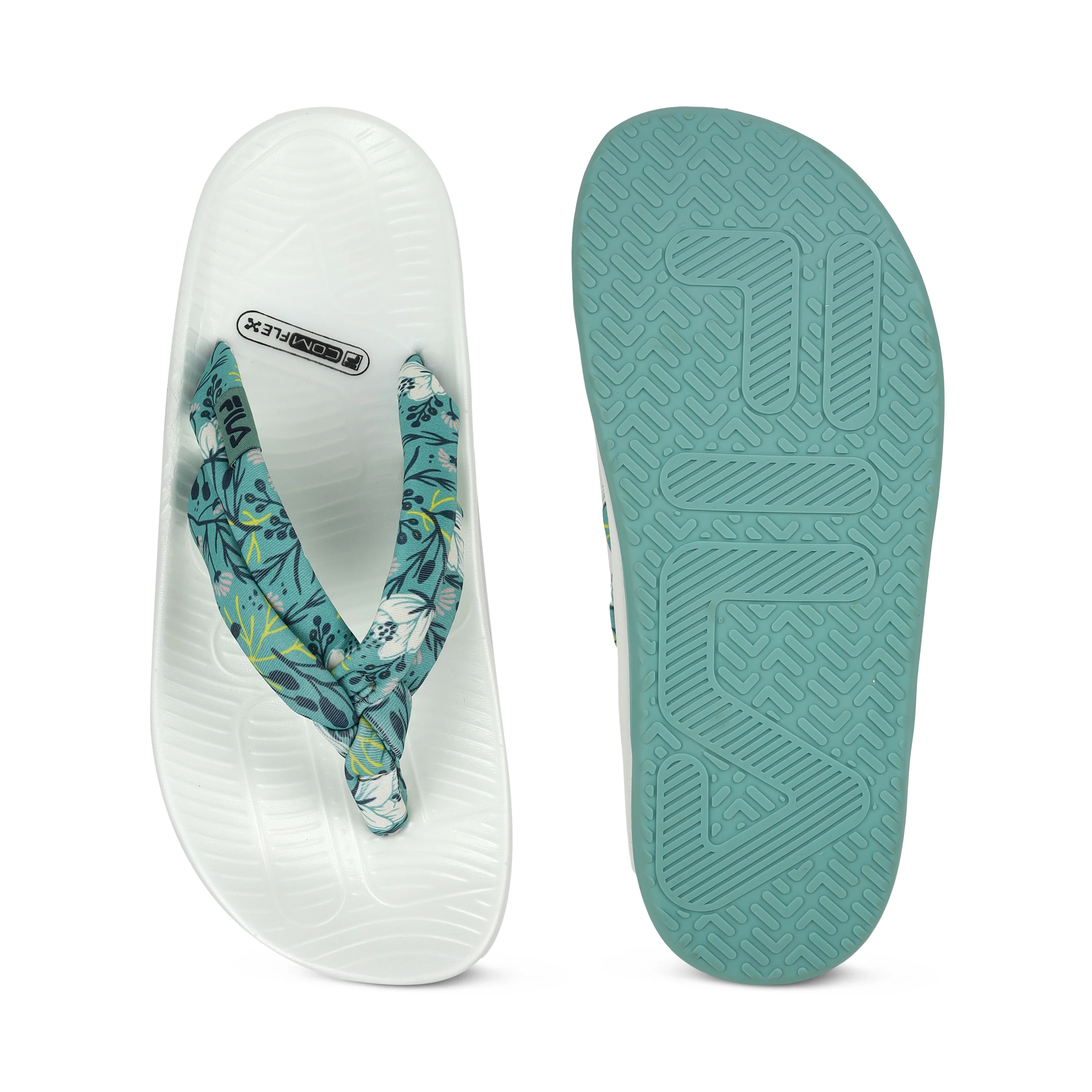 Fila Women Green Ario Kini Slippers - Image 7