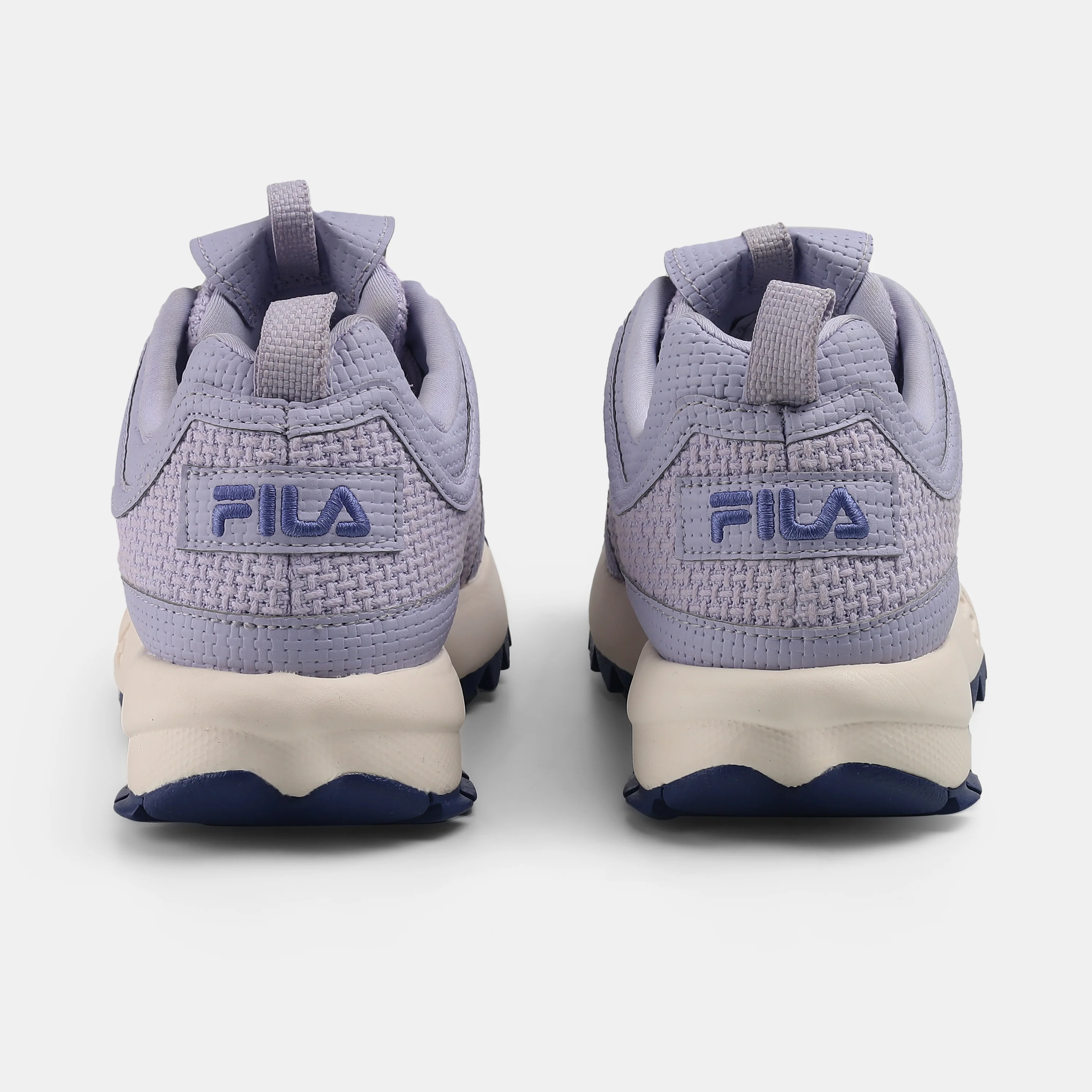 Fila Women Light Purple Disruptor 2 Woven Shoes - Image 4
