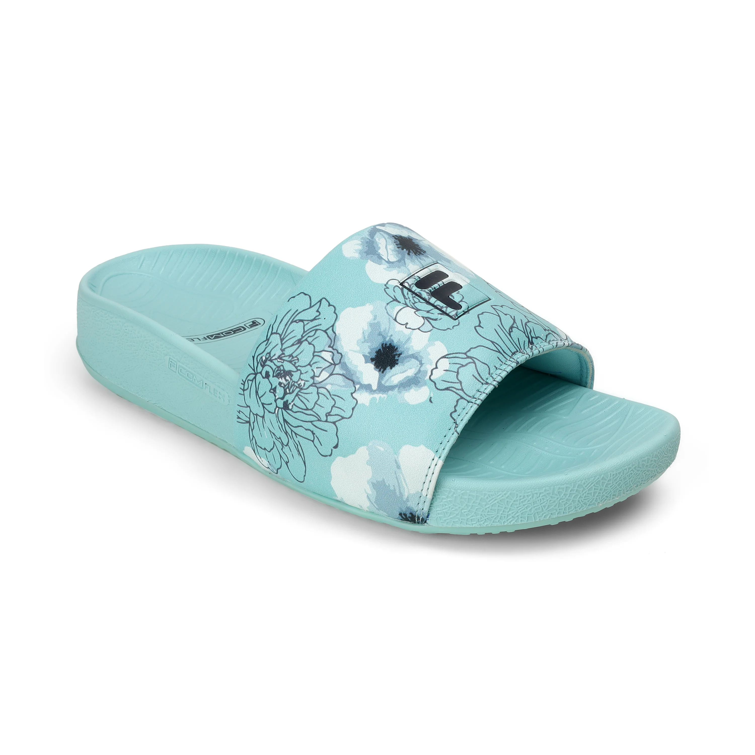 Fila Women Teal Senna Slides - Image 2