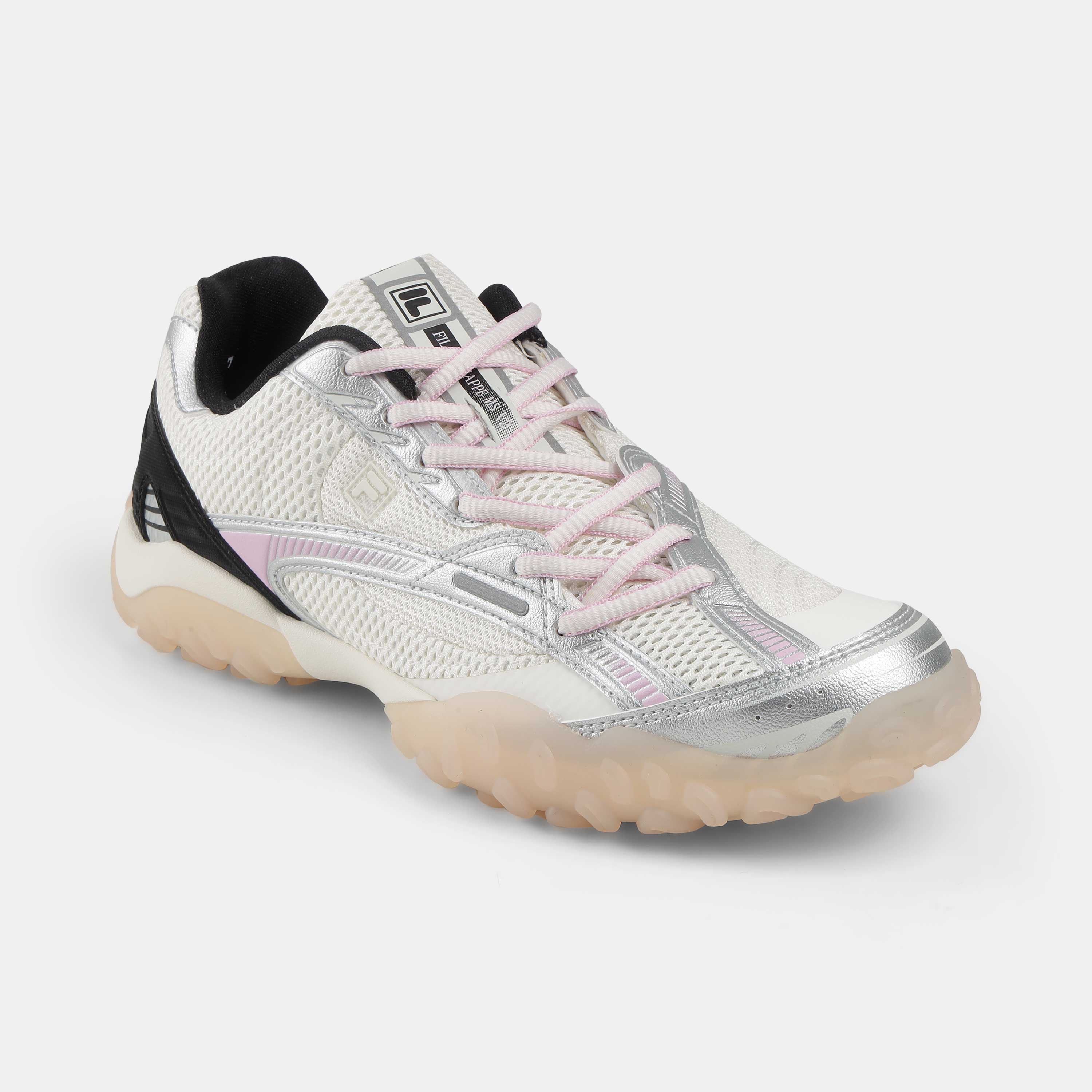 Fila Women White-Silver Echappe Ms V2 Shoes - Image 2