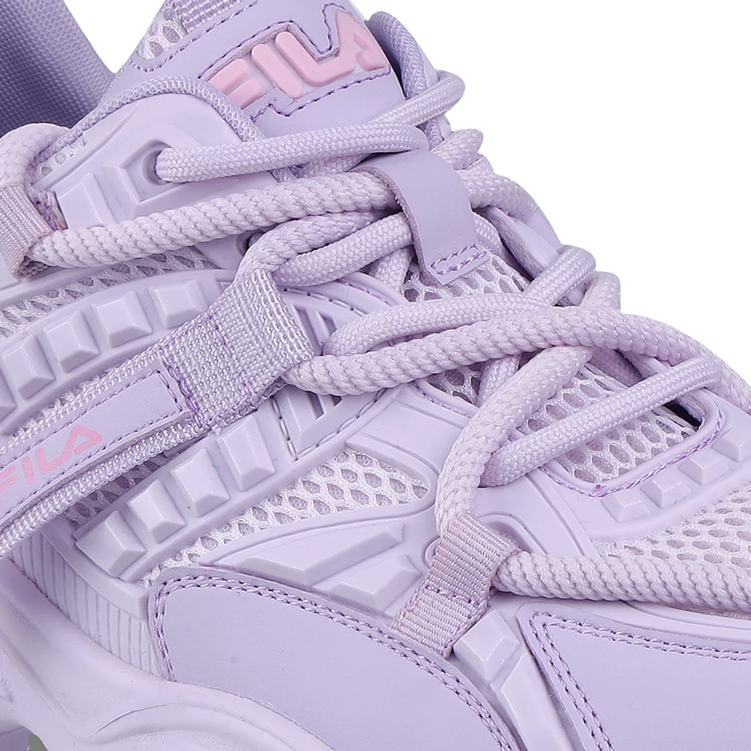 Fila Womens Envi Victori Lavender Sneakers - Image 7