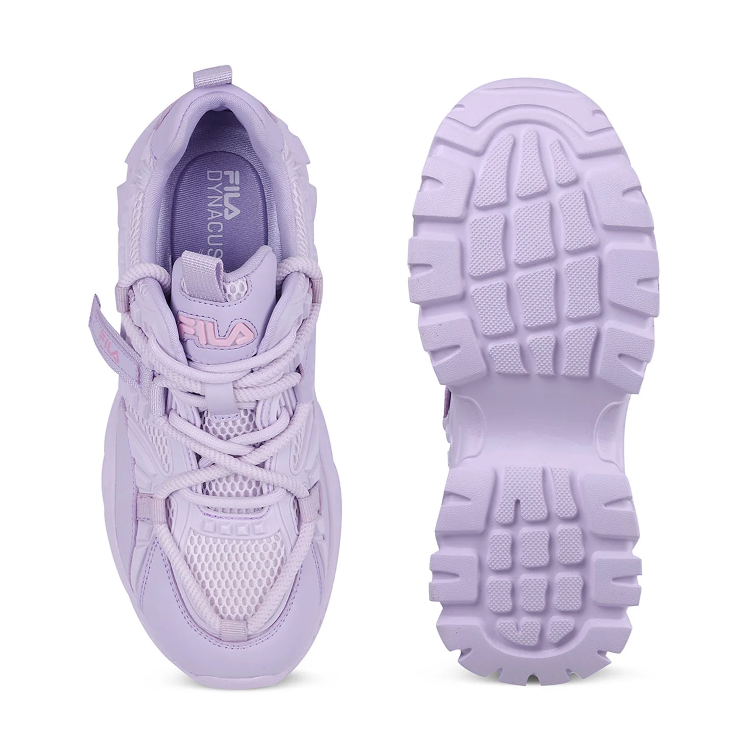 Fila Womens Envi Victori Lavender Sneakers - Image 9