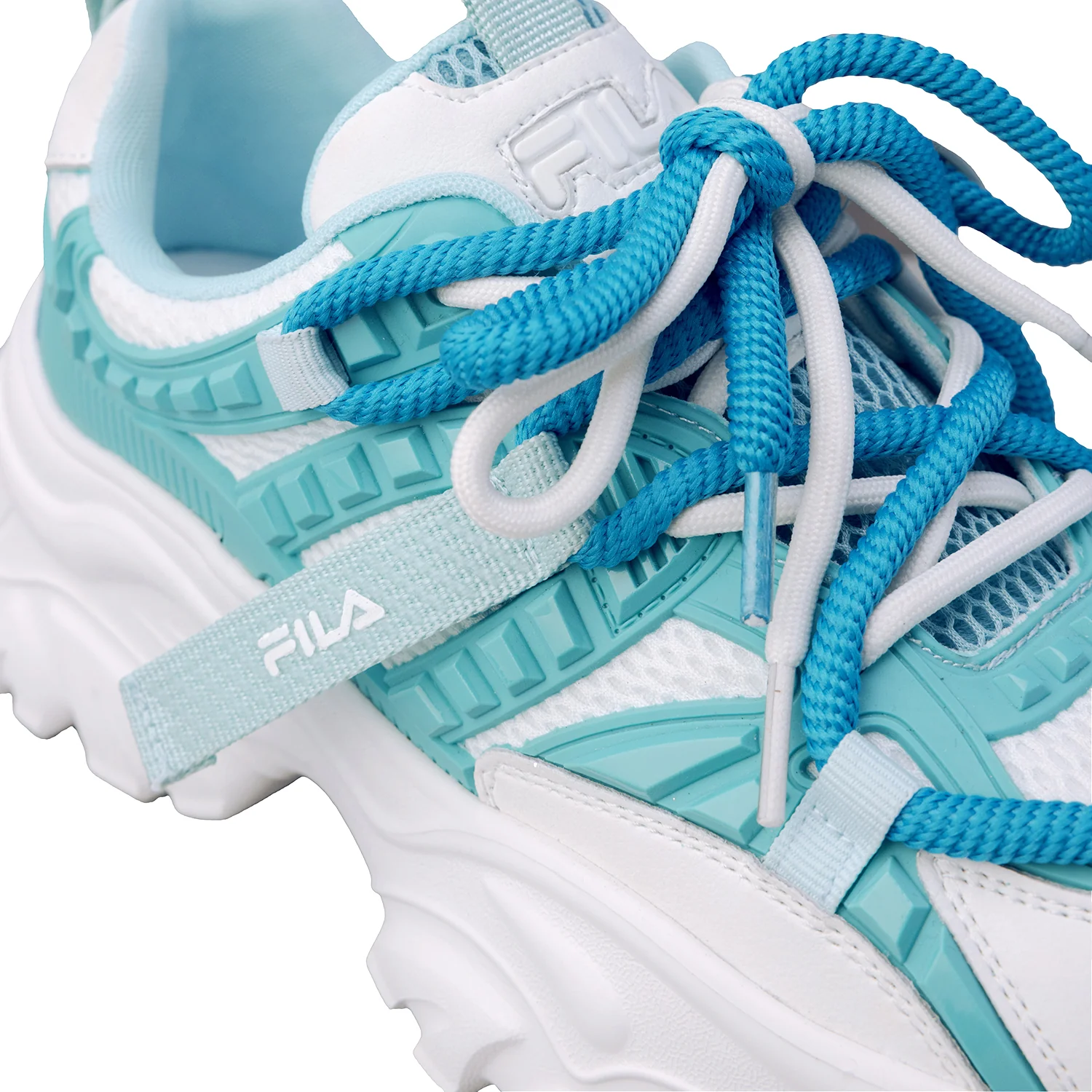 Fila Womens Envi Victori Teal Sneakers - Image 5