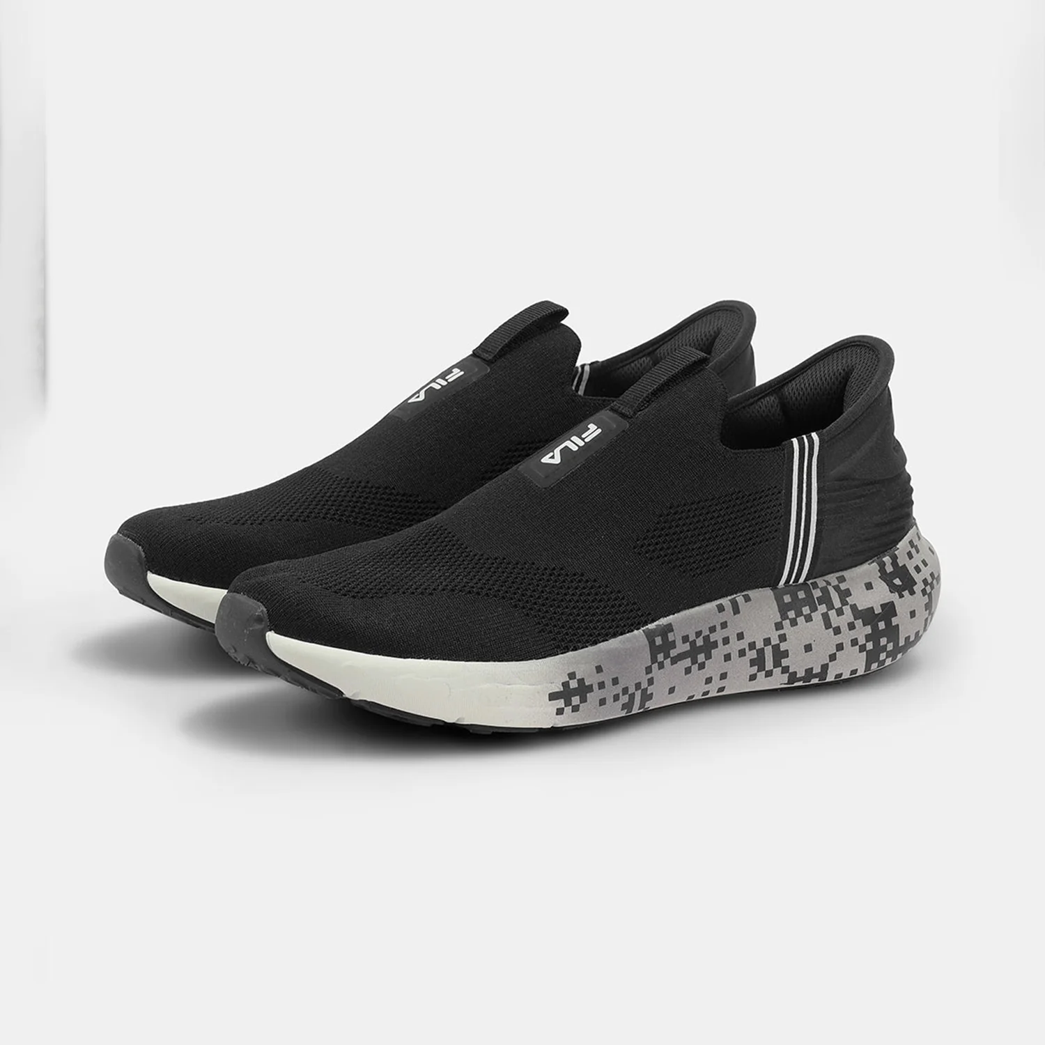 Fila Men Black Addor Shoes - Image 6