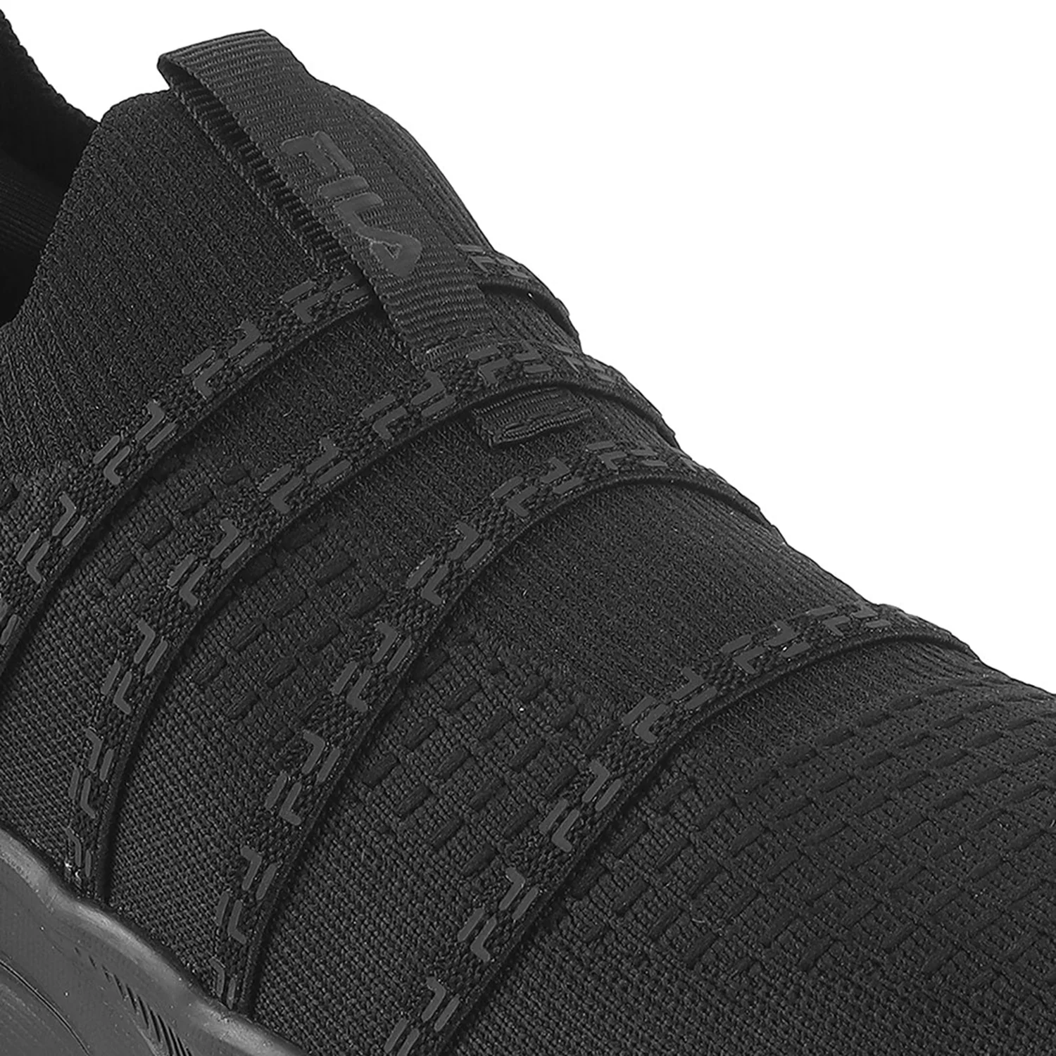 Fila Men Black Ease Quad Shoes - Image 6