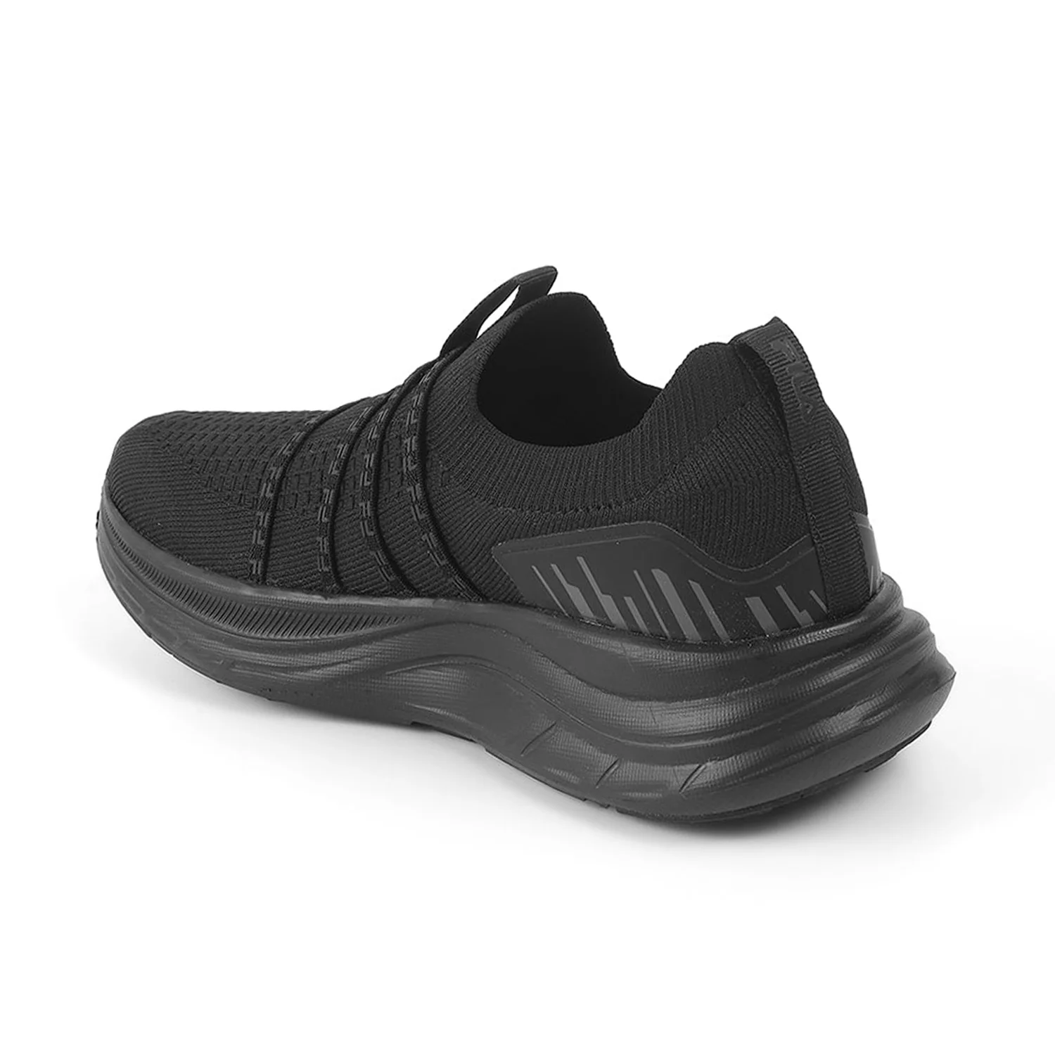 Fila Men Black Ease Quad Shoes - Image 7