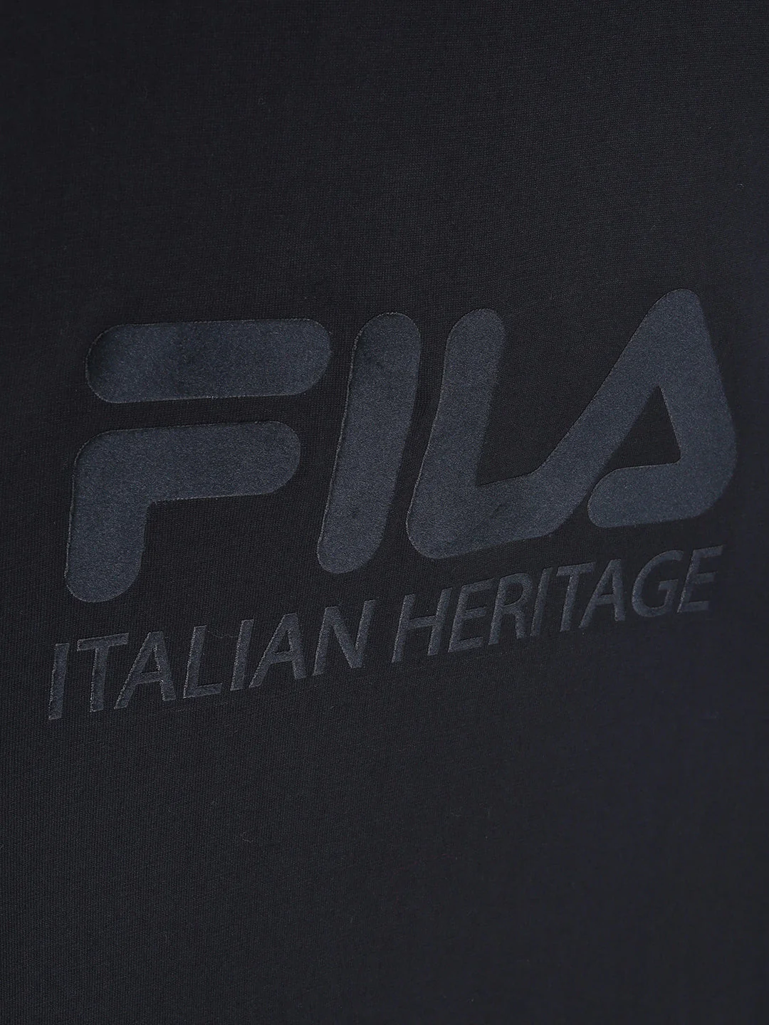 Fila Men Black T-Shirt Comfort Fit - Image 3