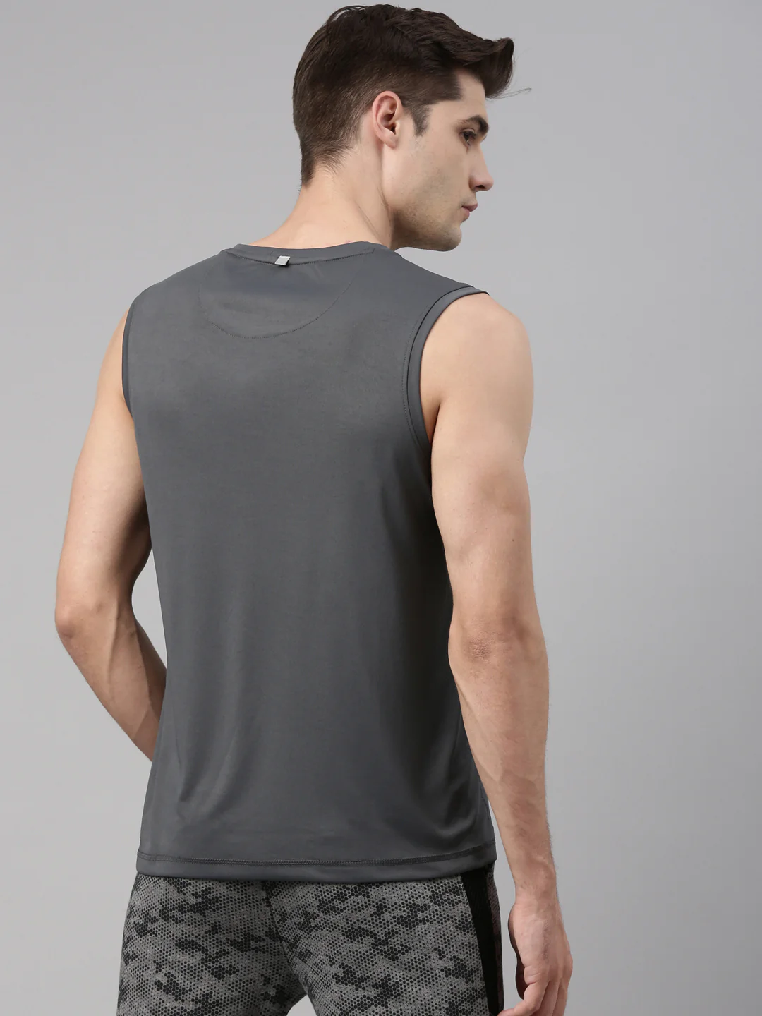 Men's Solid Comfort Tank Top - Image 4