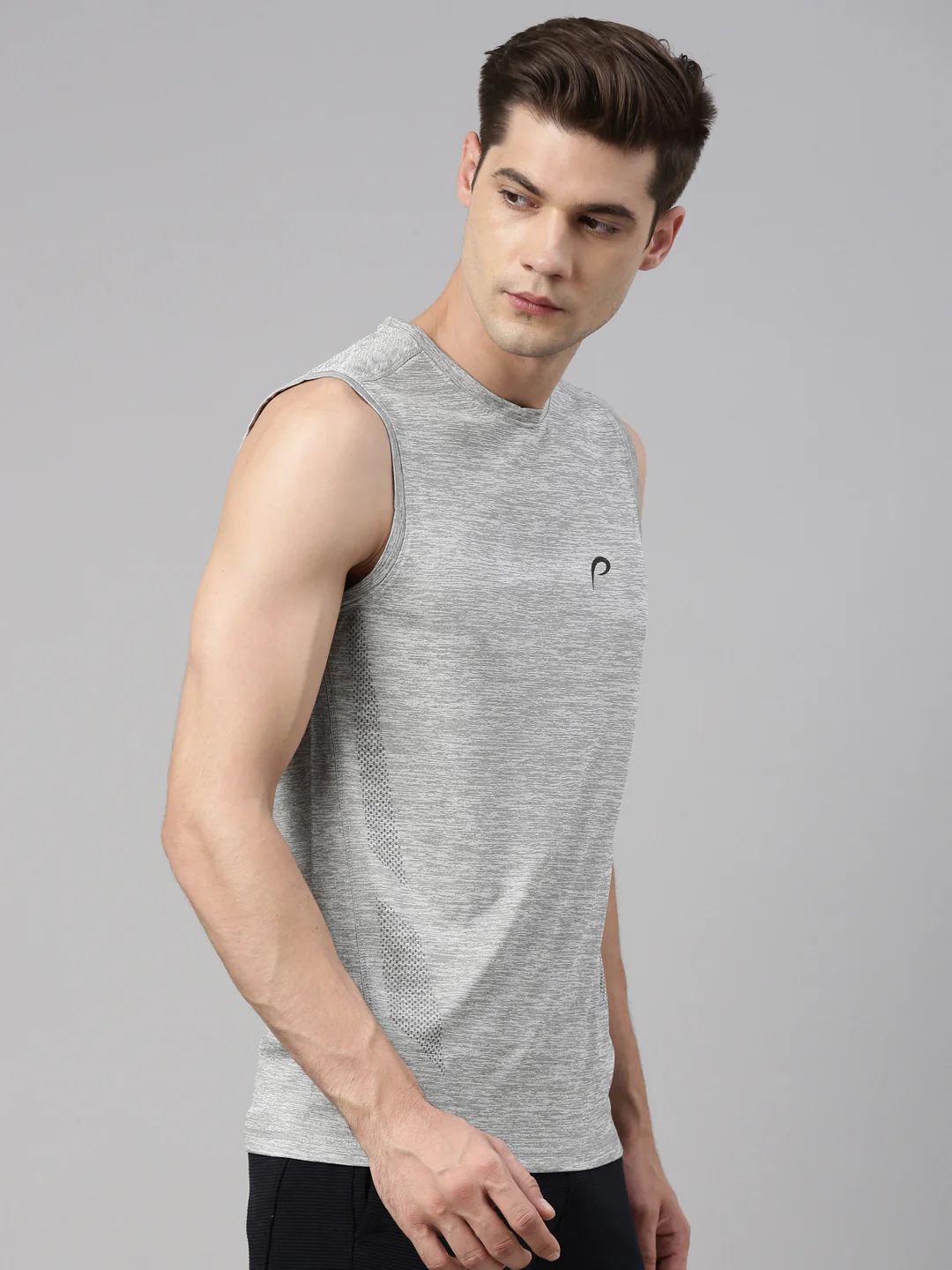 Men's Solid Comfort Tank Top - Image 3