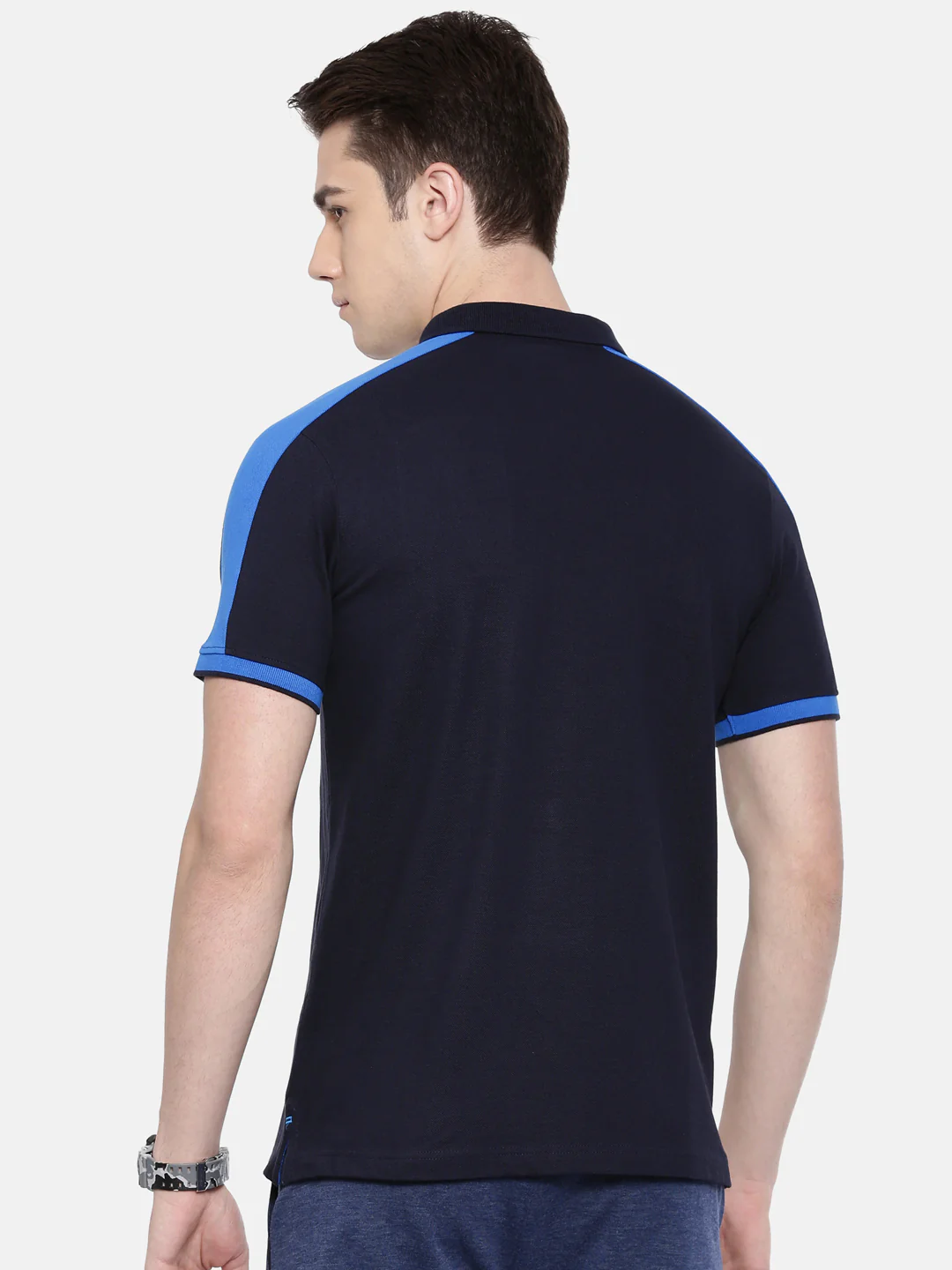 Men's Color Block Polos - Image 4