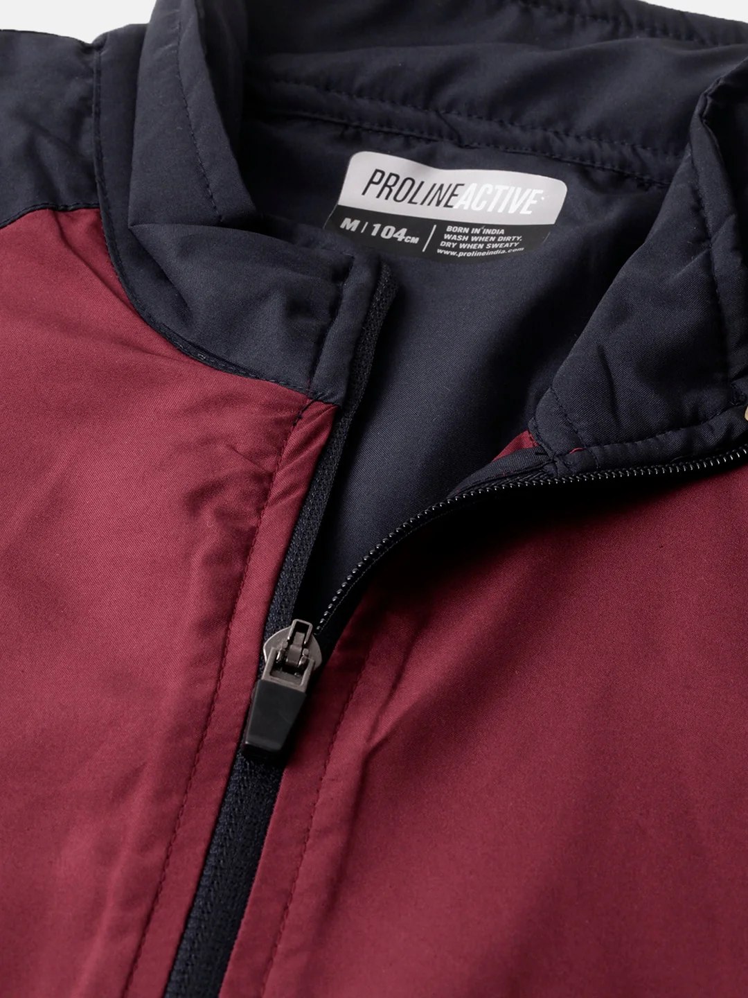 Men's Color Block Comfort Fit Wind Cheater - Image 2