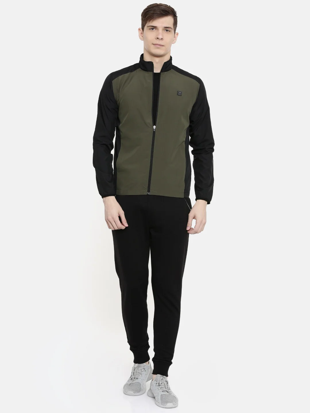 Men's Color Block Comfort Fit Wind Cheater - Image 5