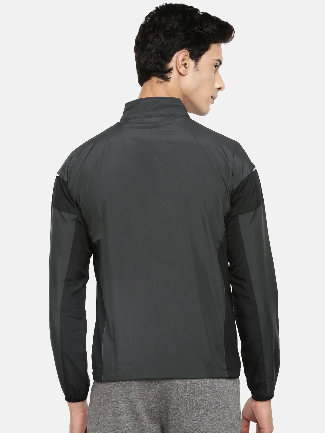 Men's Color Block Comfort Fit Wind Cheater - Image 4