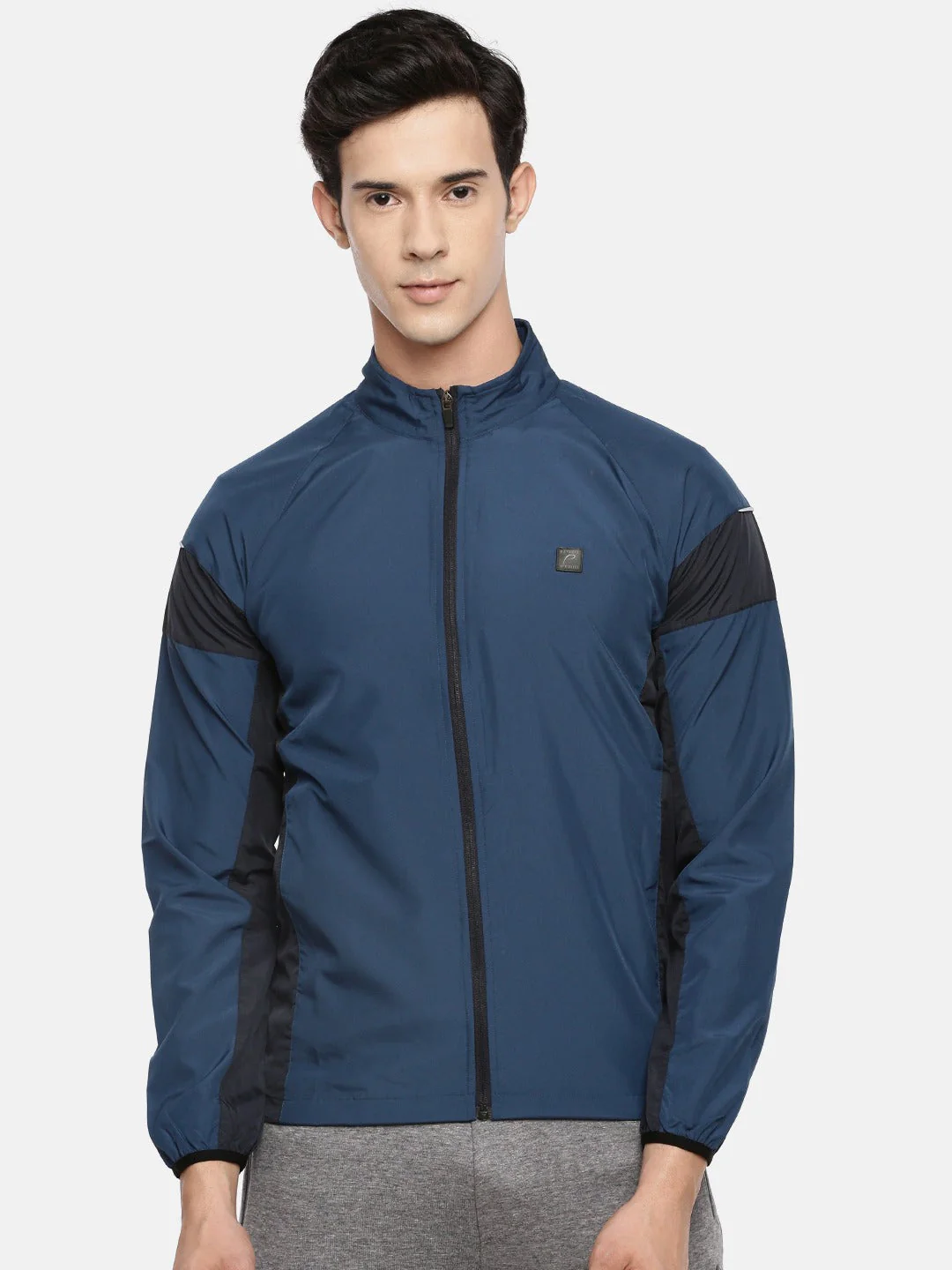 Men's Color Block Comfort Fit Wind Cheater - Image 6
