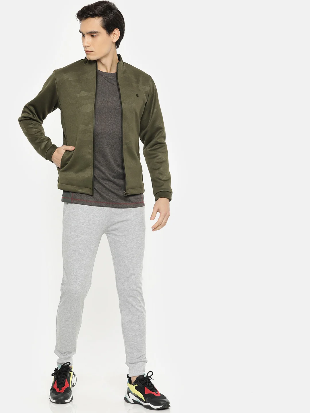 Men's Printed Comfort Fit Jackets - Image 5