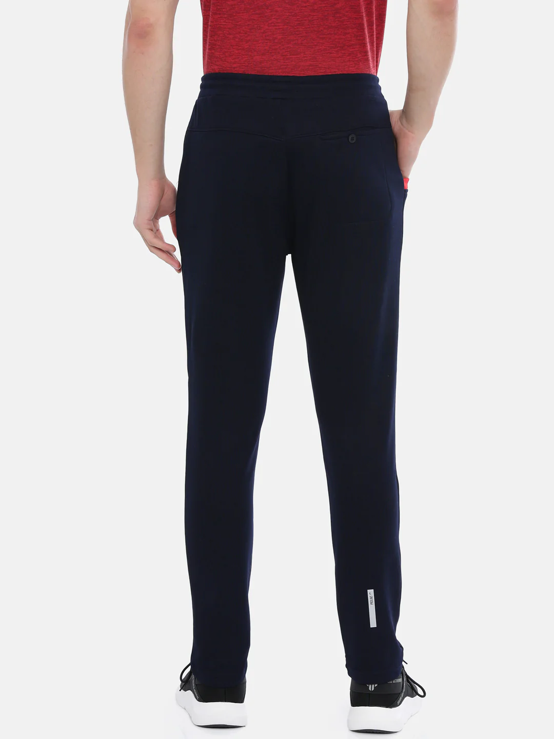 Men's Solid Tapered Track Pants - Image 3