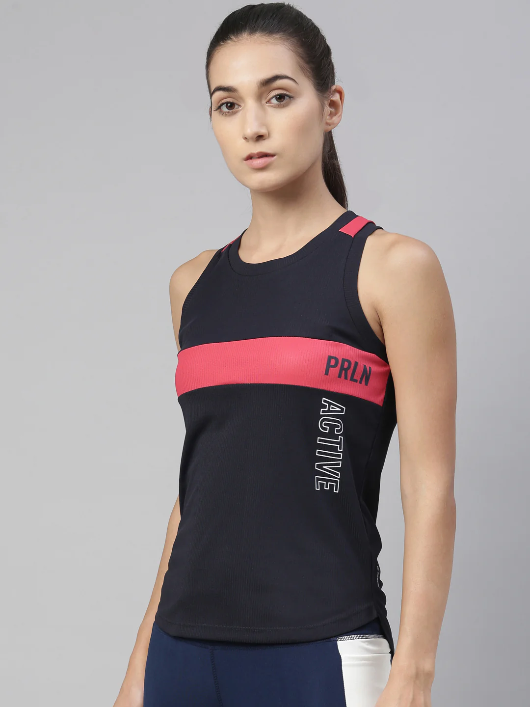 Women's InstaCool Color Block Gym Tank Tops - Image 2
