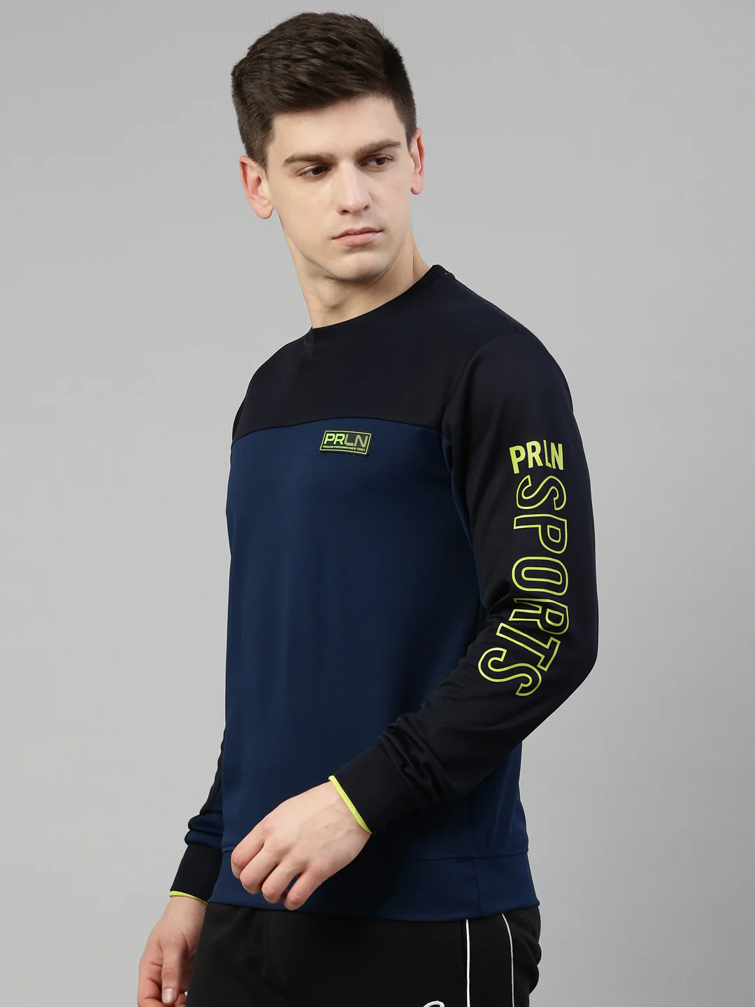 Men's Color Block Gym Sweatshirts - Image 2