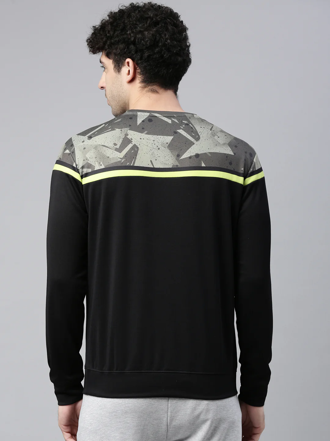 Men's Solid Gym Sweatshirts - Image 4