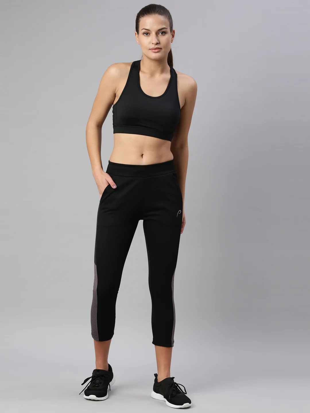 Women's Color Block Gym Track Pants - Image 5