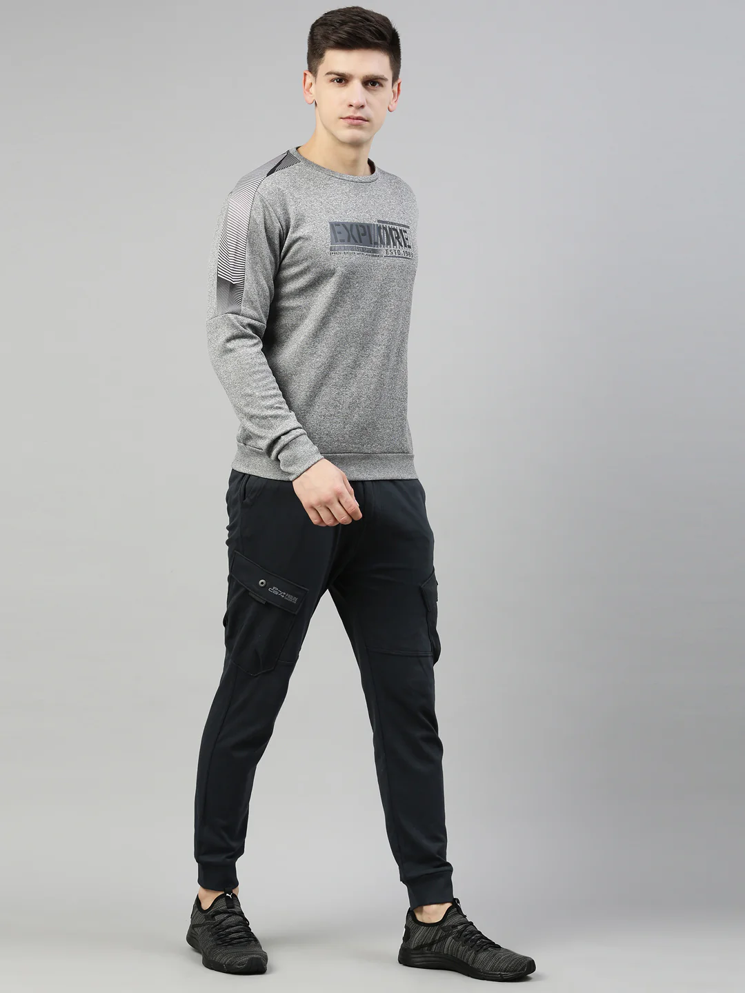 Men's Solid Comfort Fit Jogger - Image 5