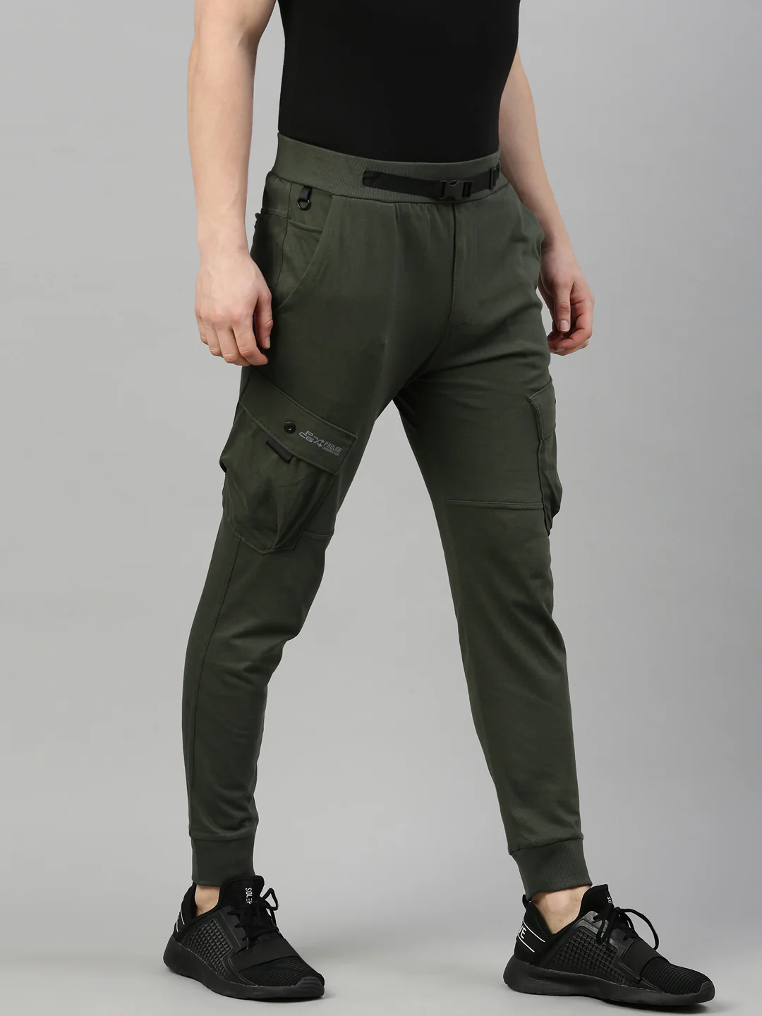 Men's Solid Comfort Fit Jogger - Image 3