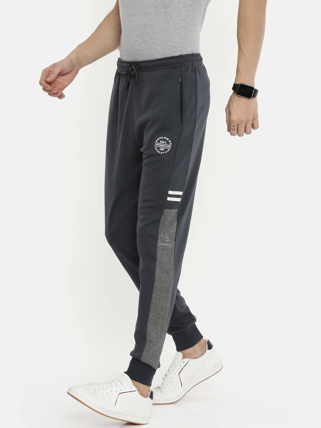 Men's Solid Comfort Fit Jogger - Image 2