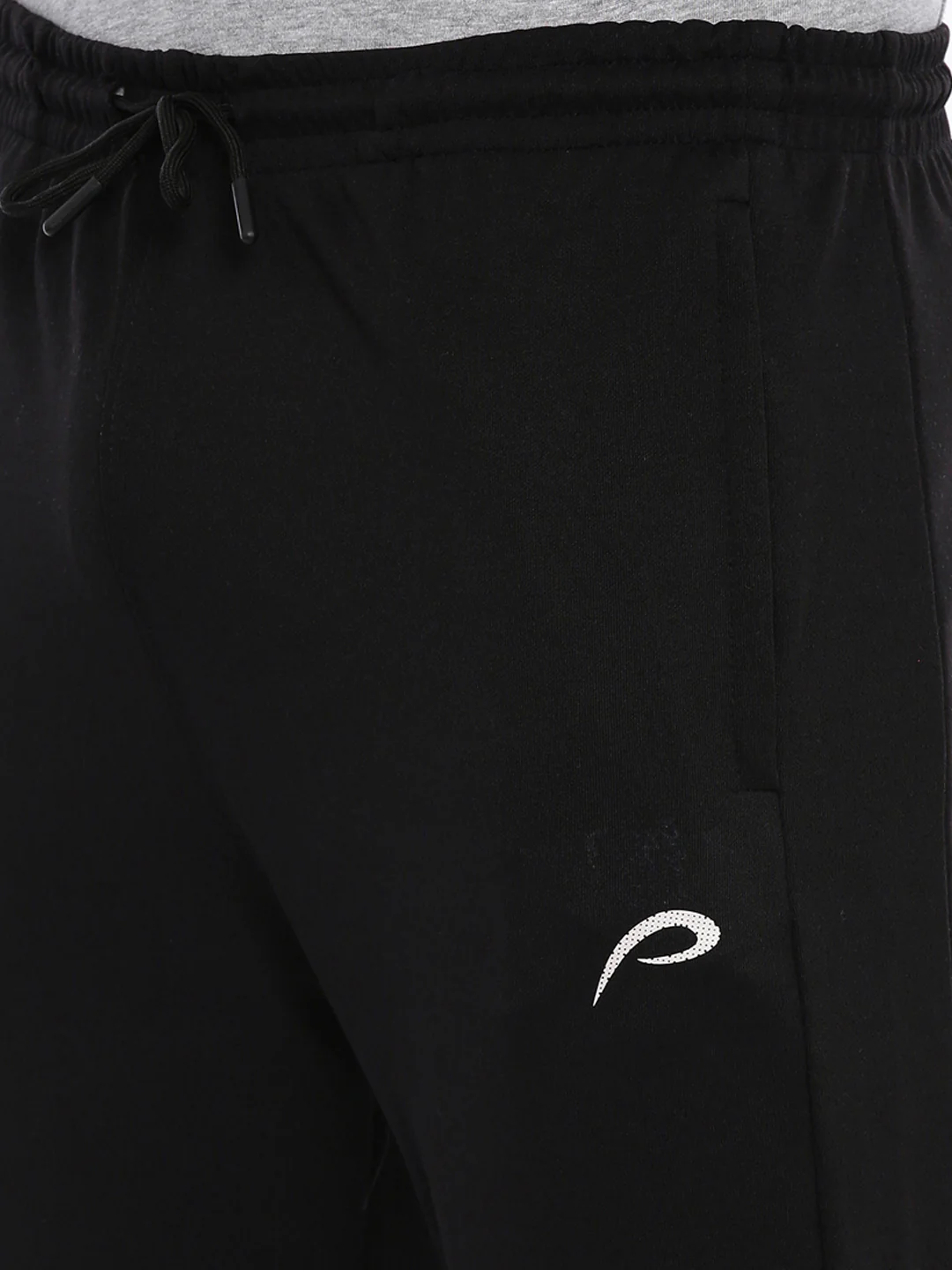 Men's Solid Tapered Fit Track Pants - Image 5