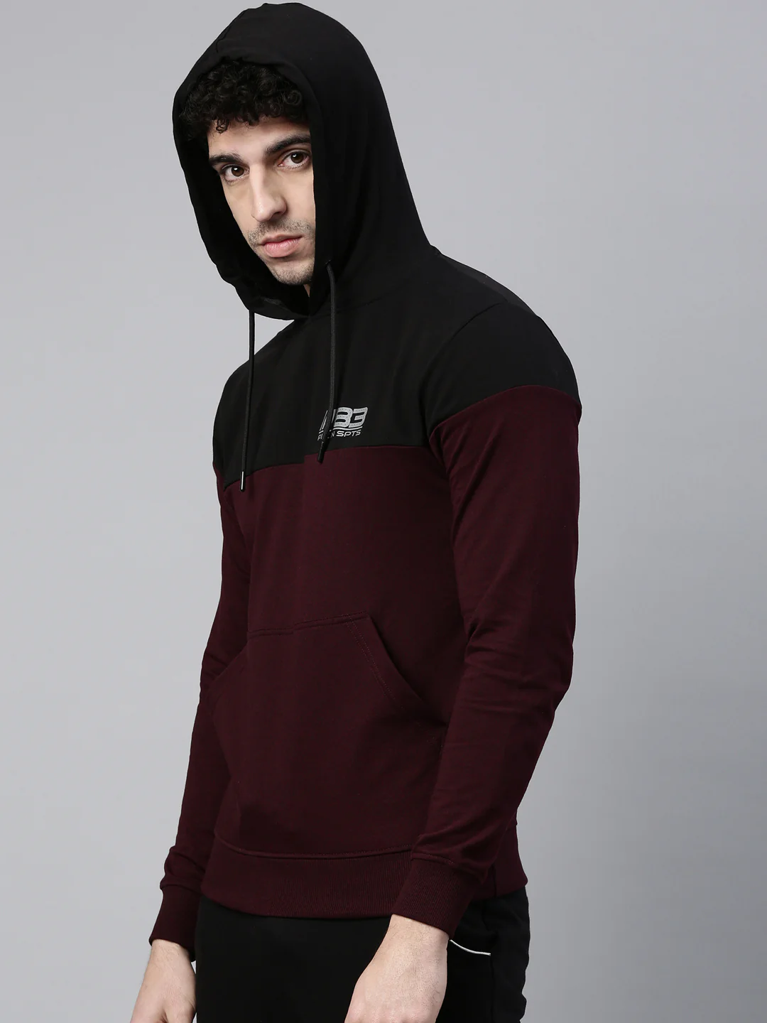 Men's Color Block Comfort Fit Sweat Jacket - Image 3
