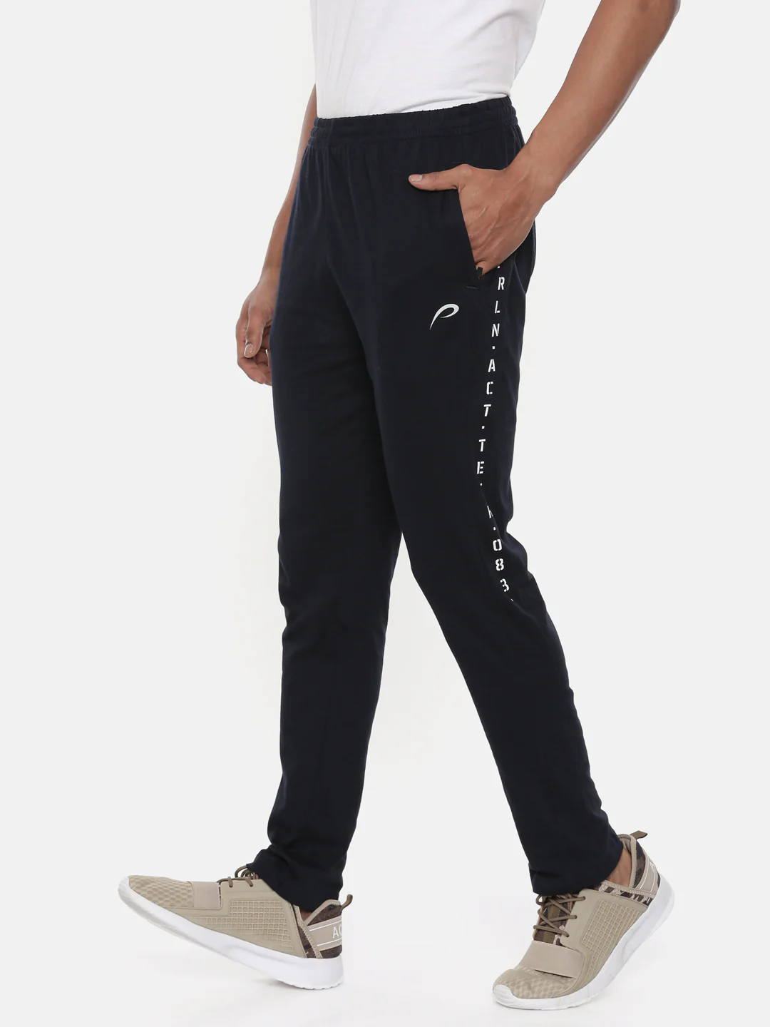Men's Solid Comfort Track Pants - Image 2