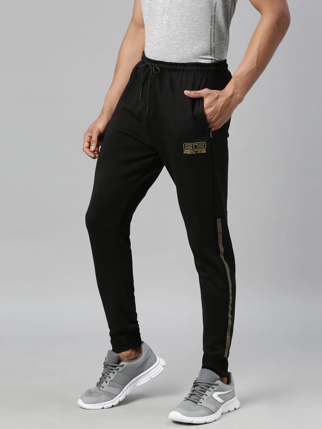Men's Printed Comfort Fit Track Pants - Image 2