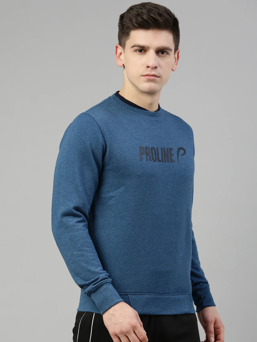 Men's Solid Comfort Fit Sweatshirts - Image 3