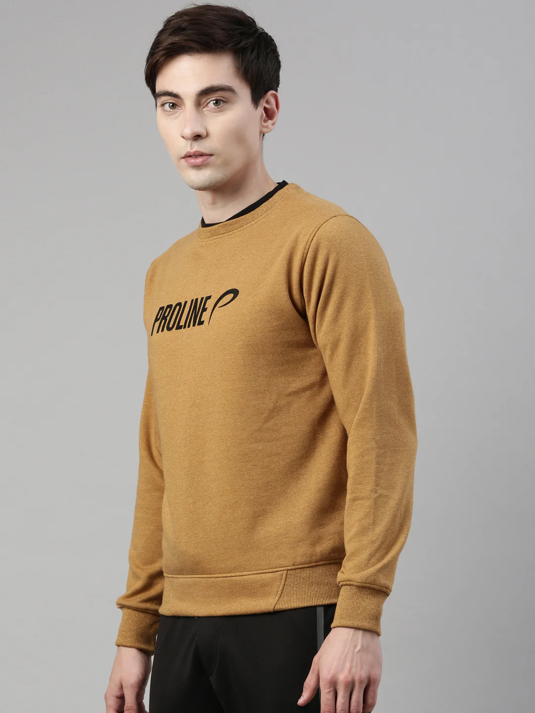 Men's Solid Comfort Fit Sweatshirts - Image 3