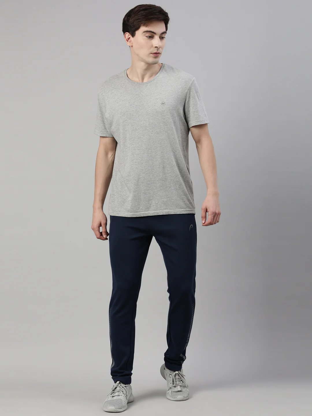 Men's Solid Tapered Fit Track Pants - Image 5