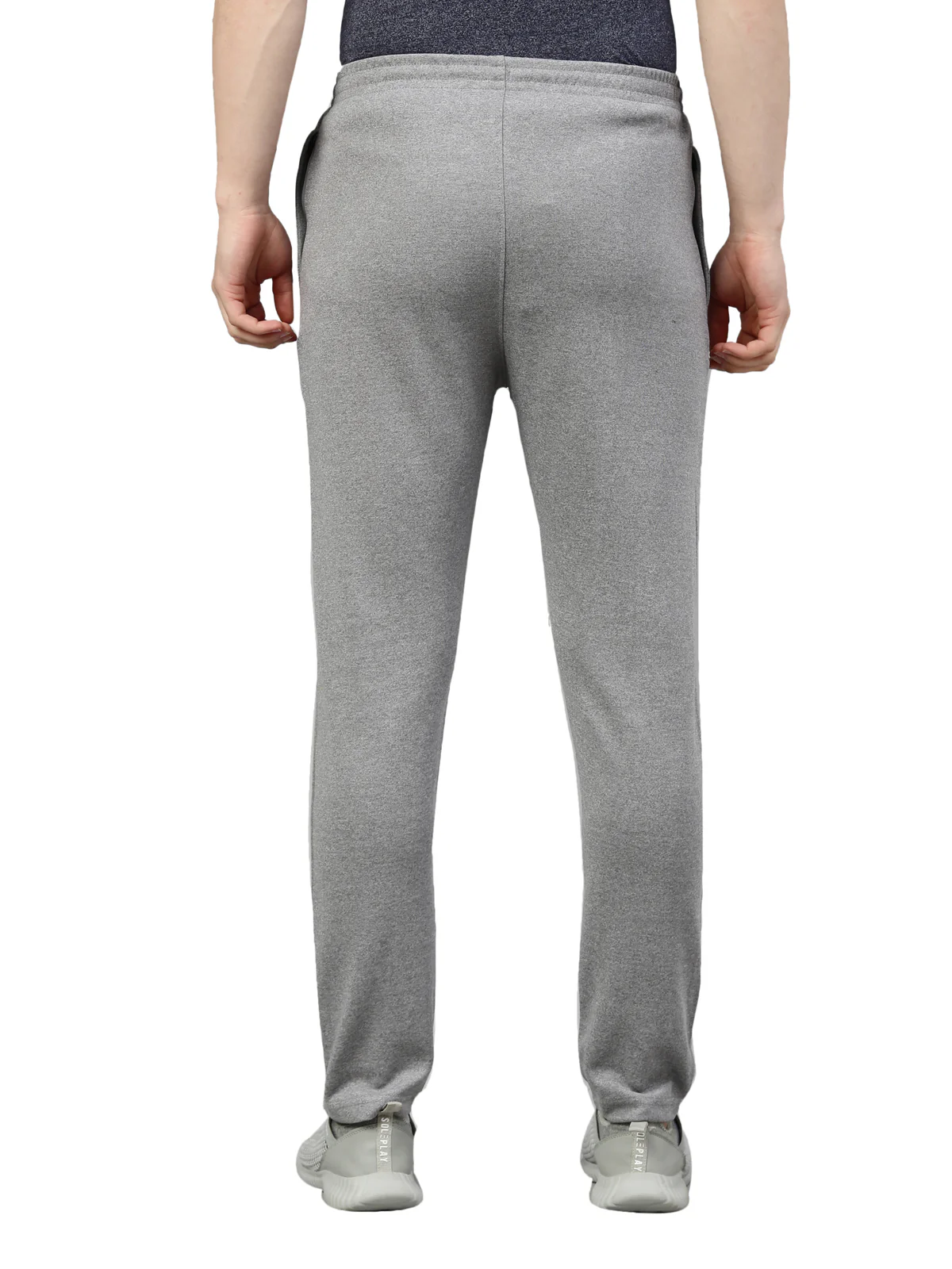 Men's Solid Tapered Track Pants - Image 4