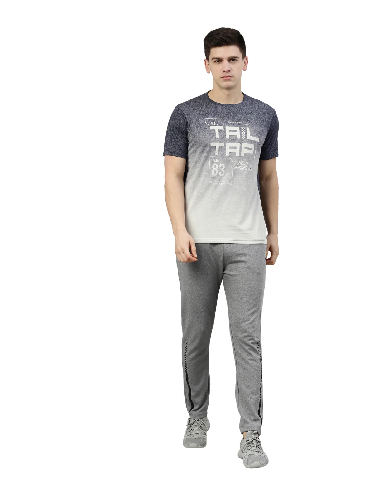 Men's Solid Tapered Track Pants - Image 5