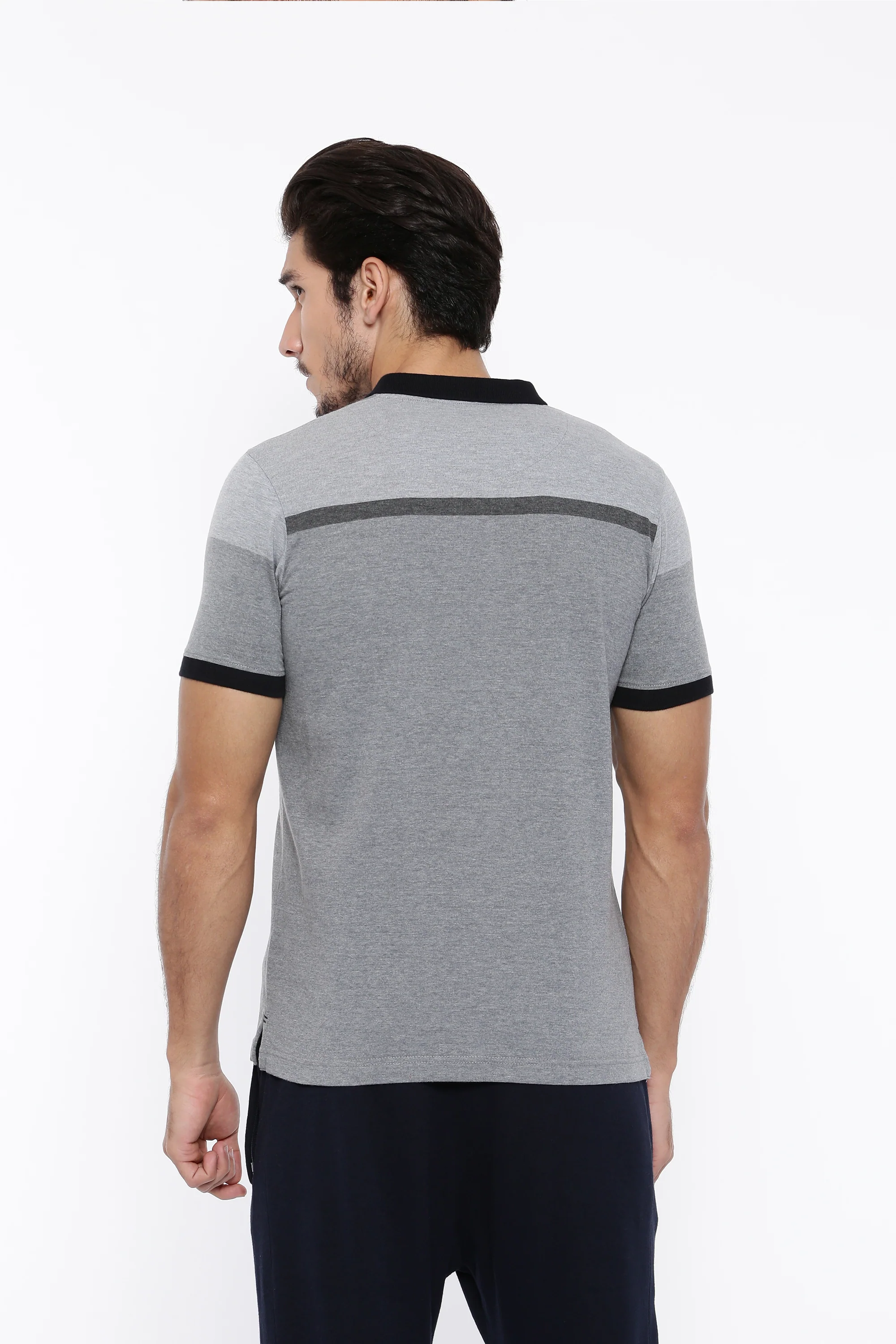 Men's Color Block Polos - Image 4