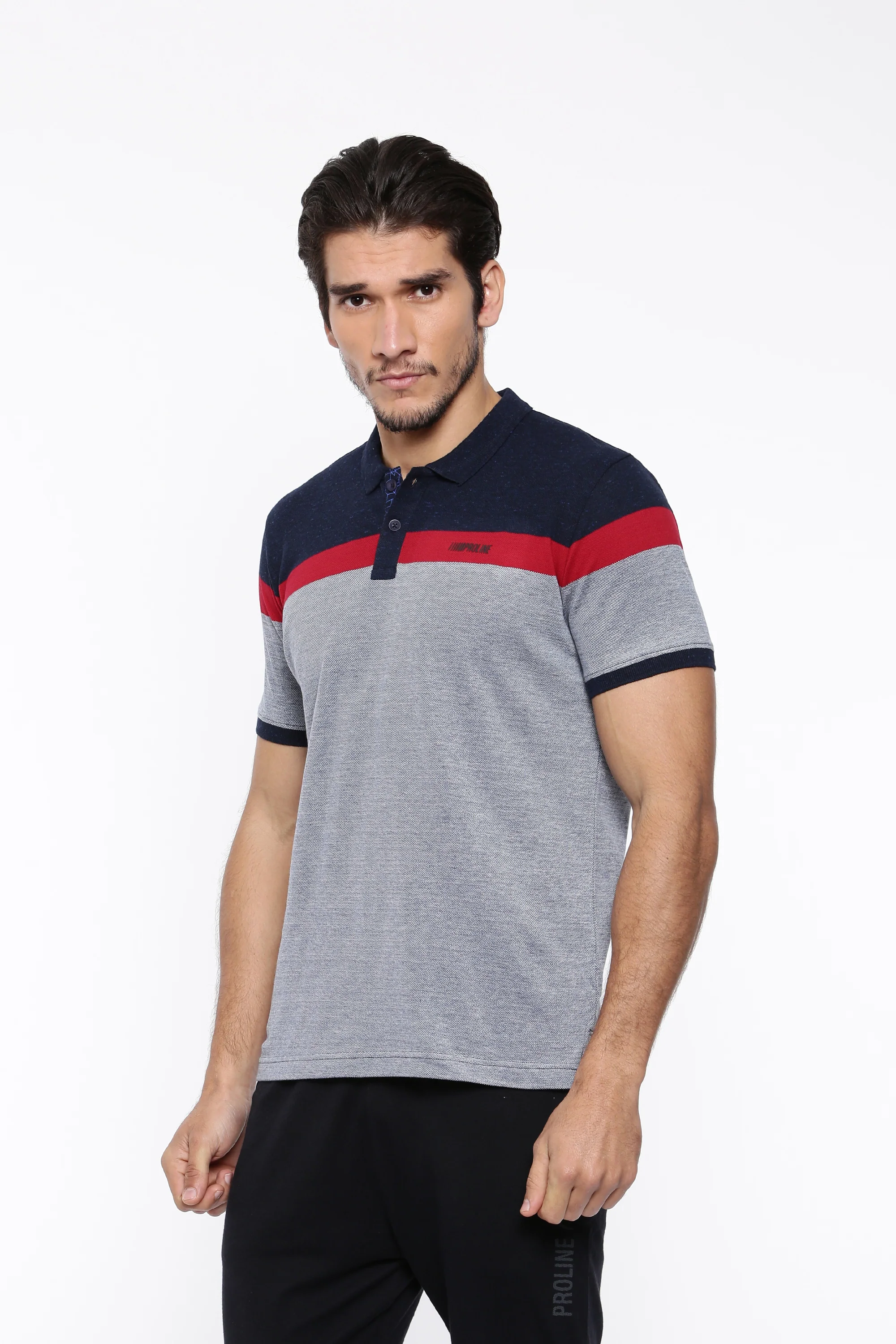Men's Color Block Polos - Image 3