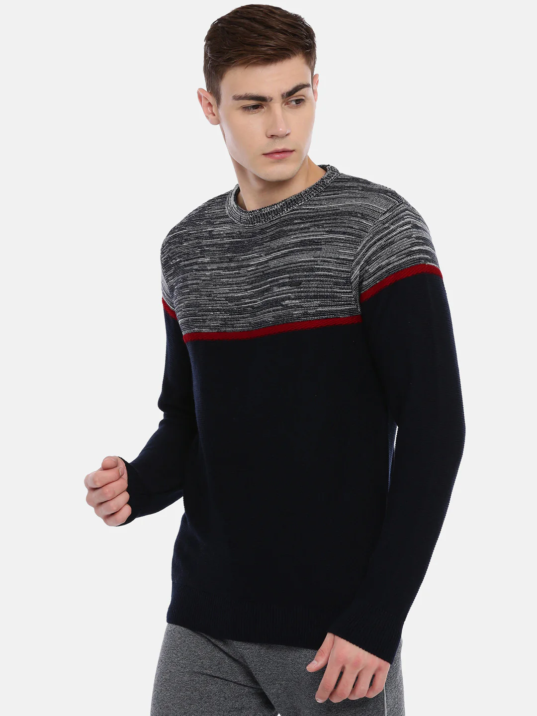 Men's Color Block Jumpers - Image 3
