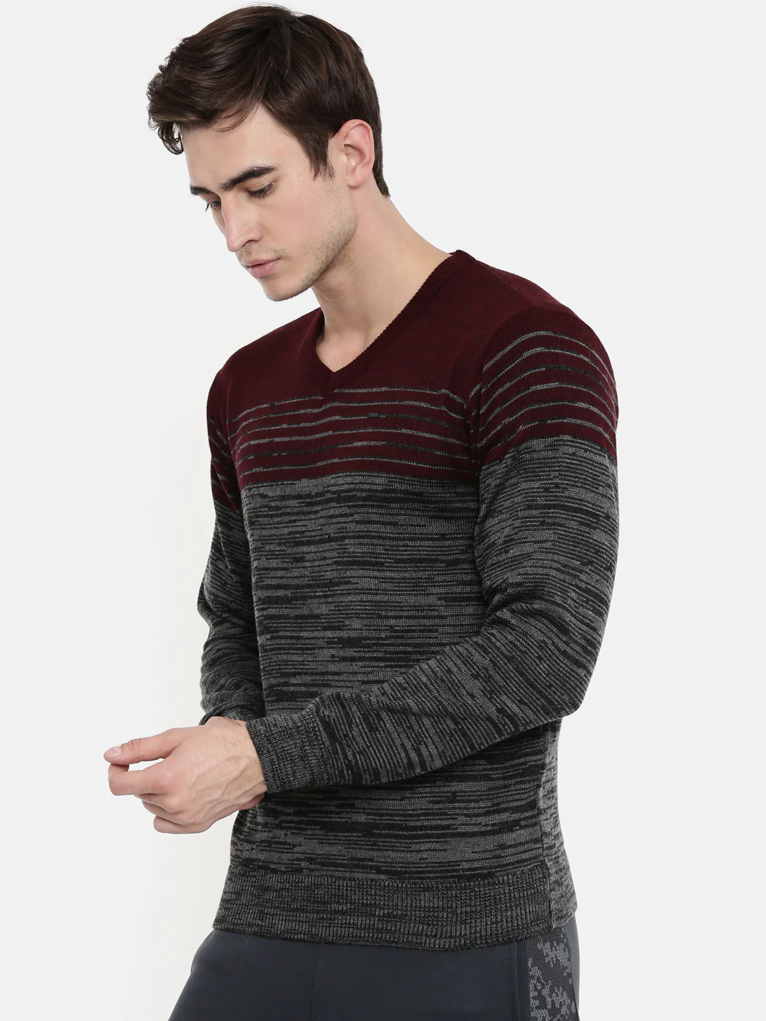 Men's Color Block Jumpers - Image 3