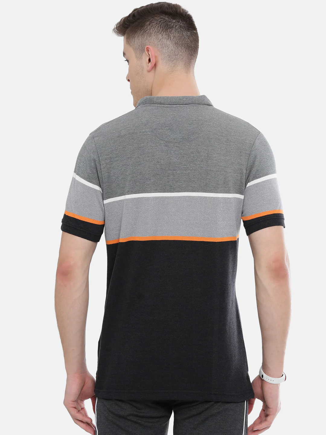Men's Color Block Polos - Image 4