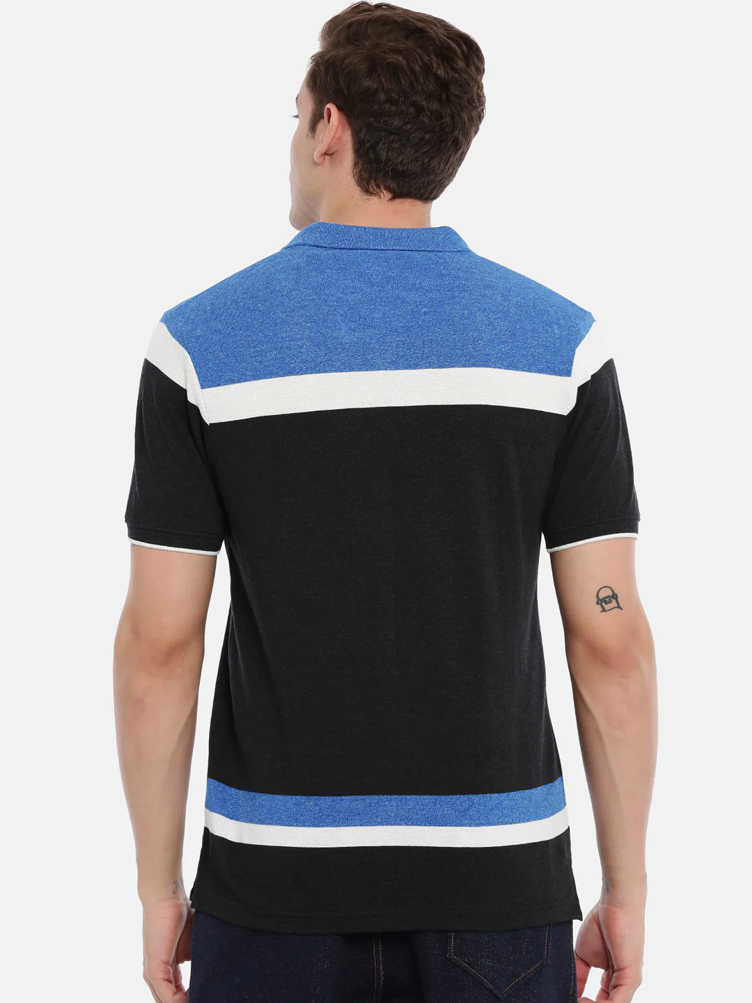 Men's Color Block Comfort Polos - Image 4