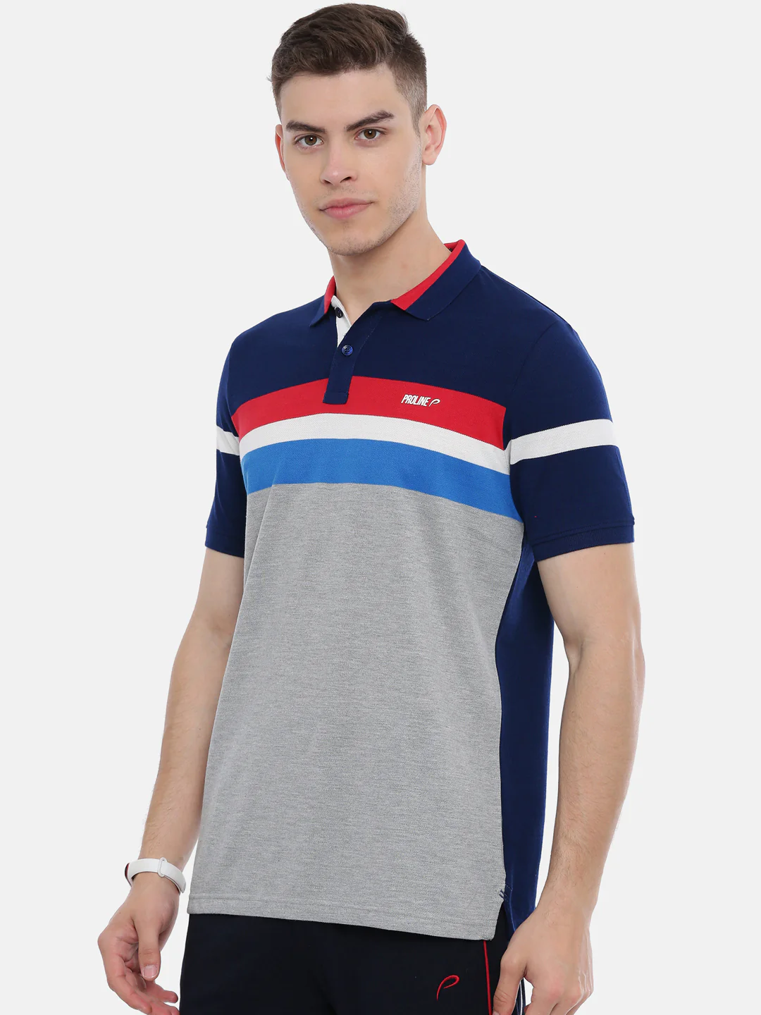 Men's Color Block Comfort Polos - Image 3