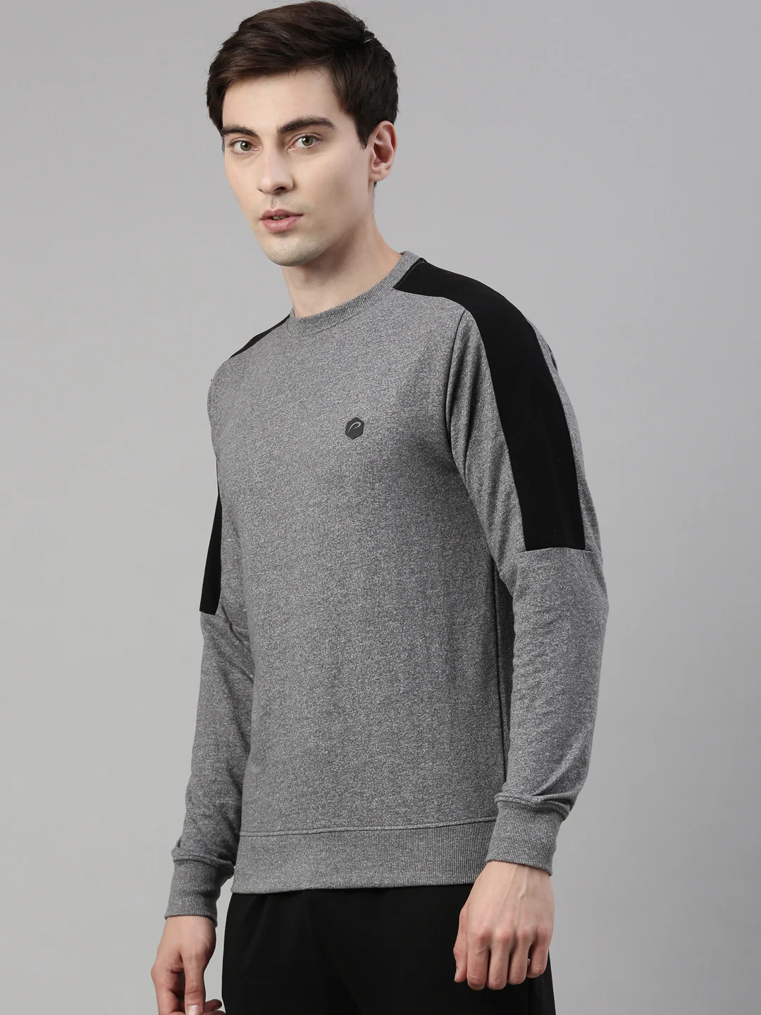 Men's Color Block Comfort Fit Sweatshirts - Image 3