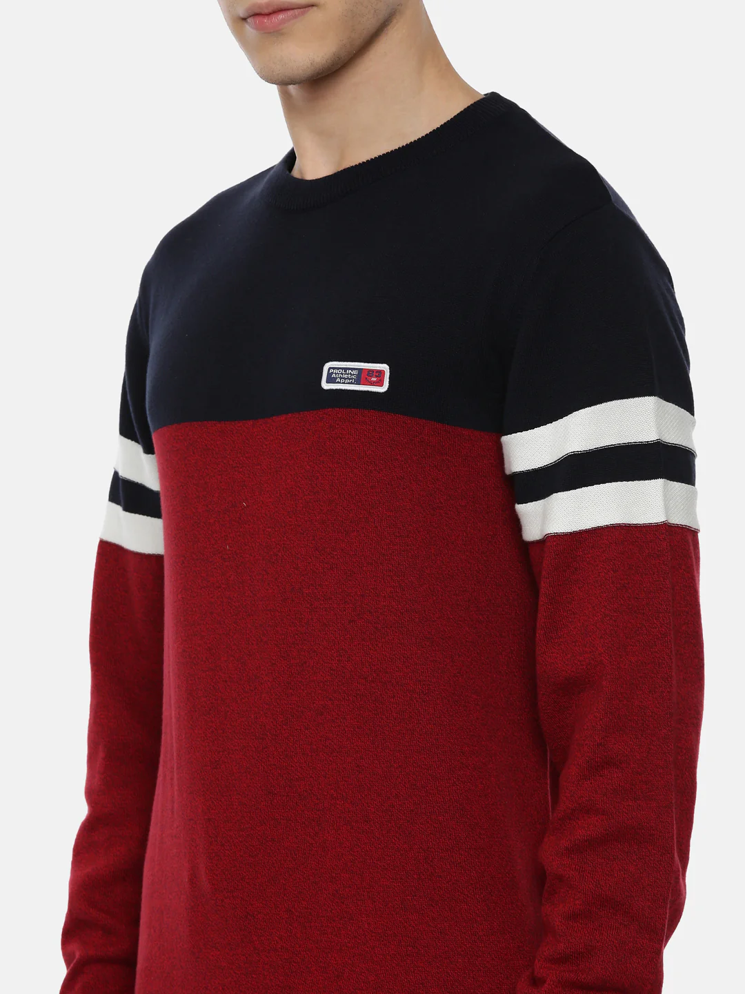 Men's Color Block Comfort Fit Jumpers - Image 2