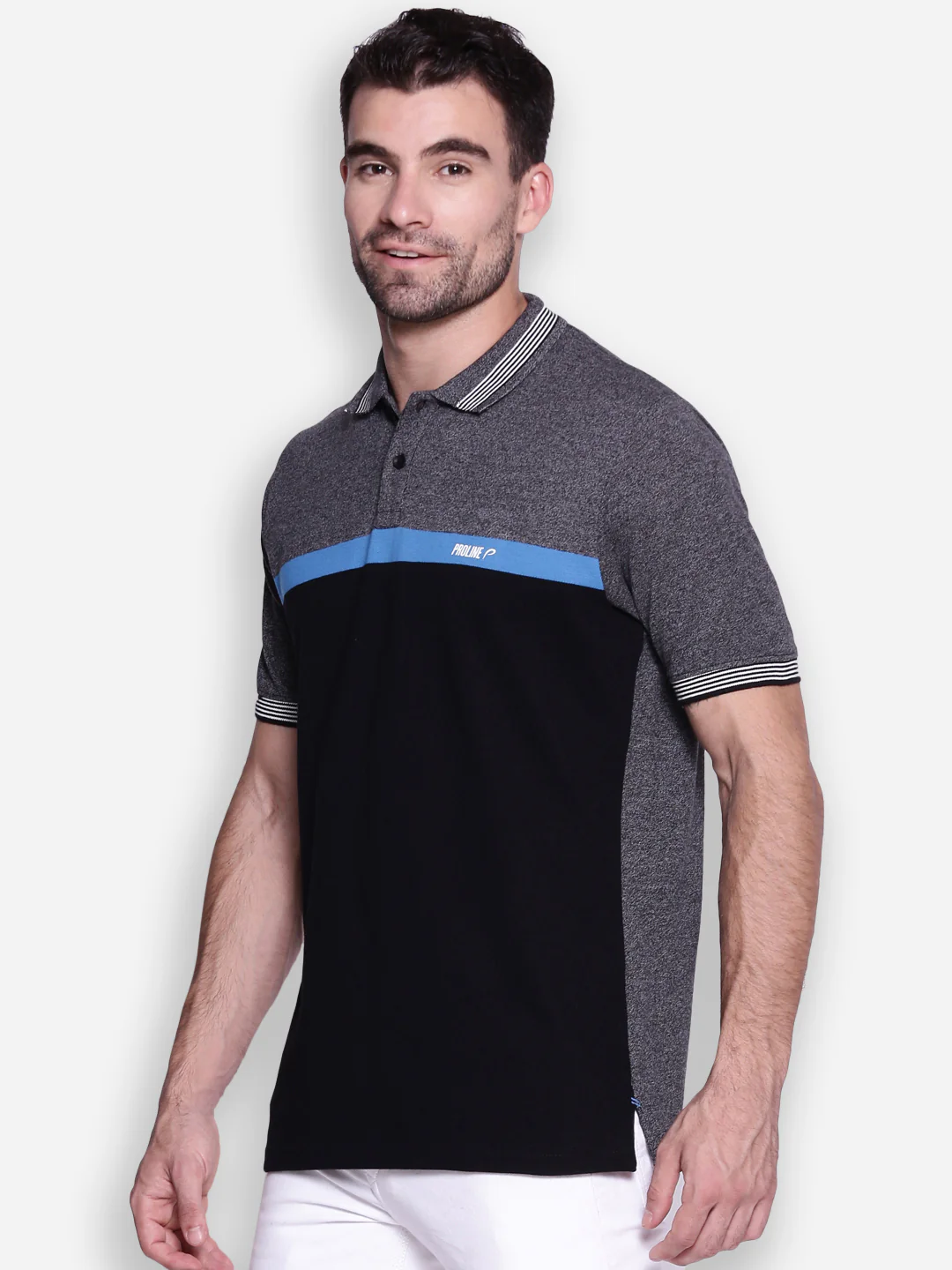 Men's Color Block Comfort Polos - Image 2
