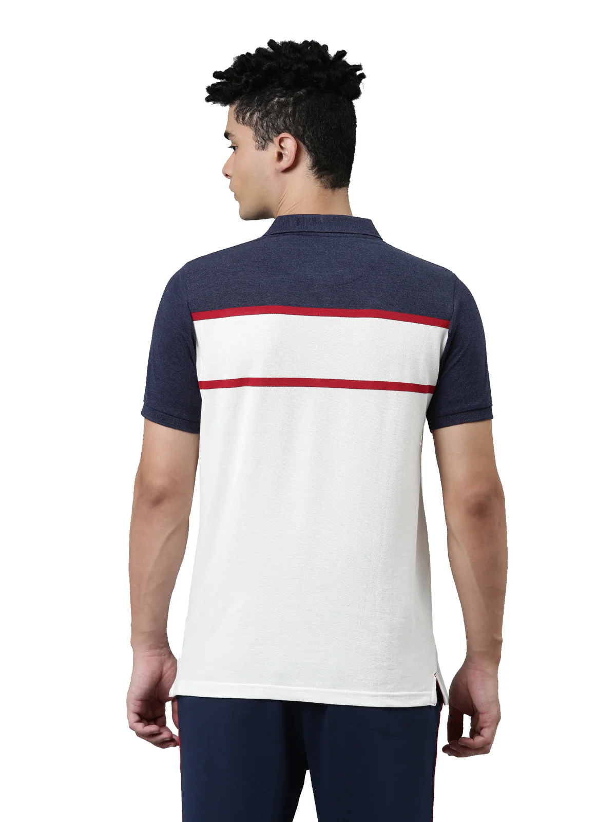Men's Striper Comfort Fit Polos - Image 5