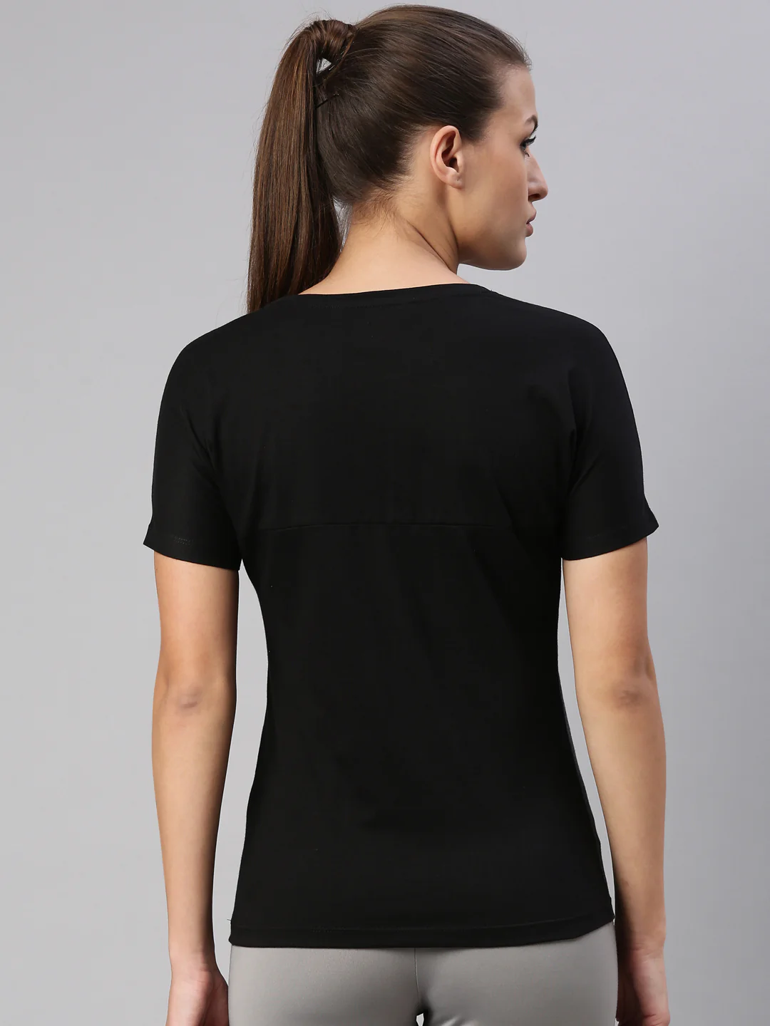 Women's Solid Comfort Fit T-Shirts - Image 5