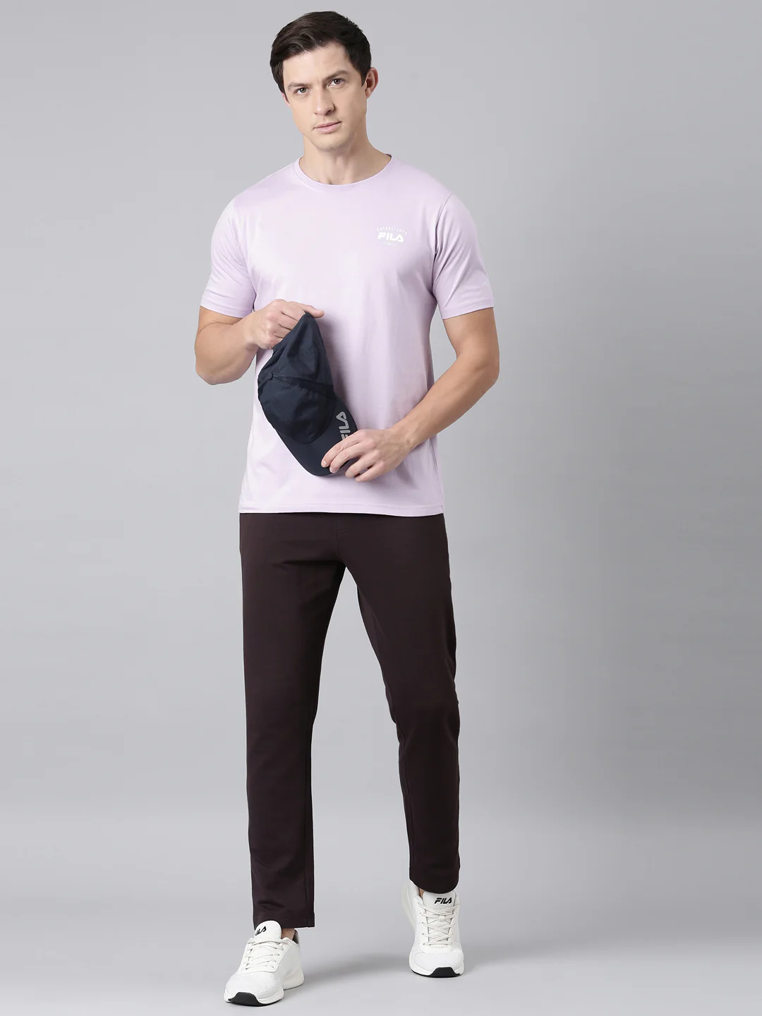 Men Brown Bottom Wear Regular Fit - Image 6