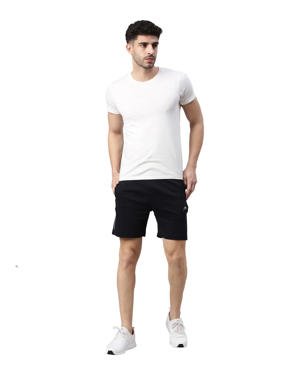 Men's Color Block Comfort Fit Shorts - Image 5